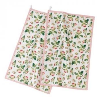 Preview: Geschirrtücher Redoute Rose 2er Set Roy Kirkham